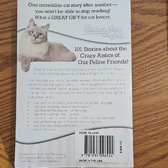 Chicken Soup For The Soul:NWT I Can't Believe My Cat Did That! BOOK NEW - Picture 2 of 5